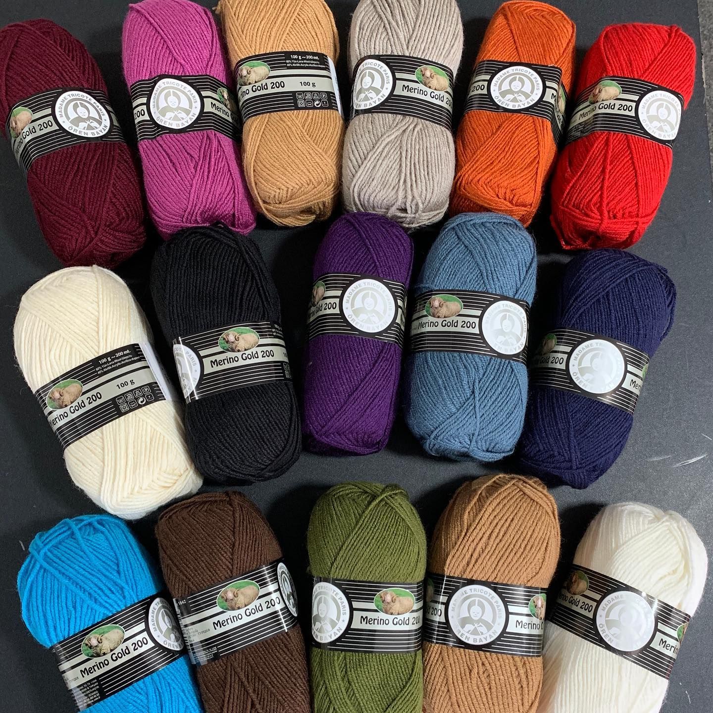 MADAME TRICOTE Merino Gold 200