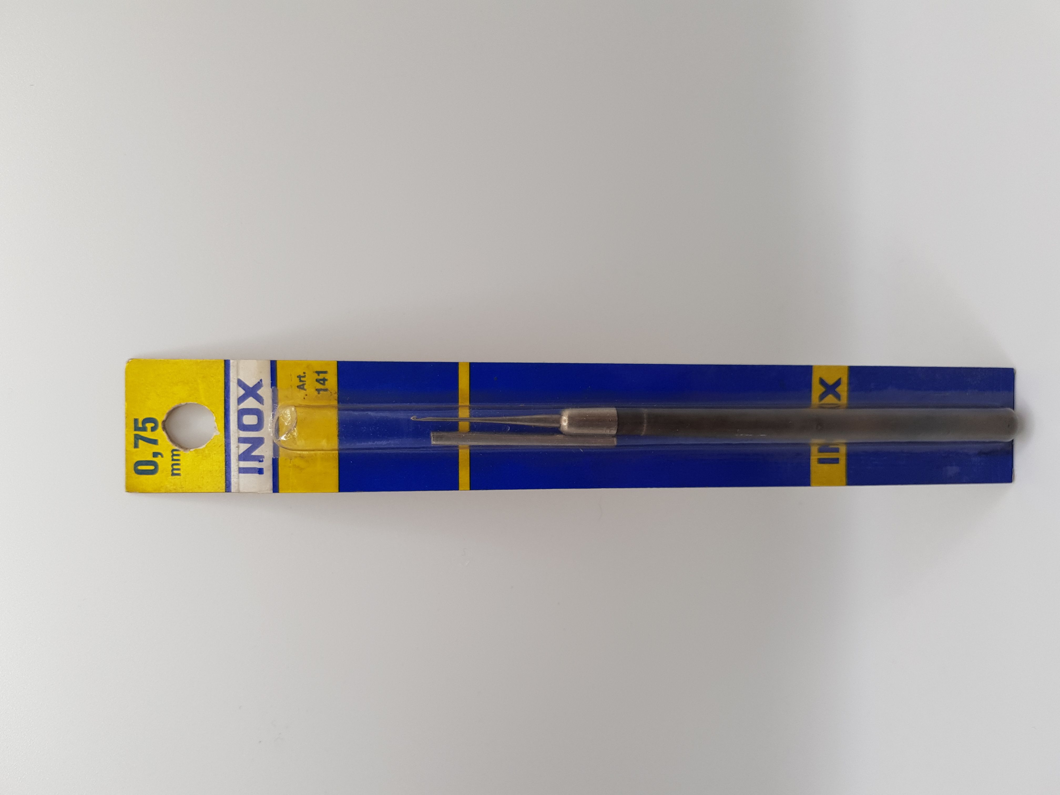 INOX Βελονάκι μεταλλικό για δαντέλα no0.75mm