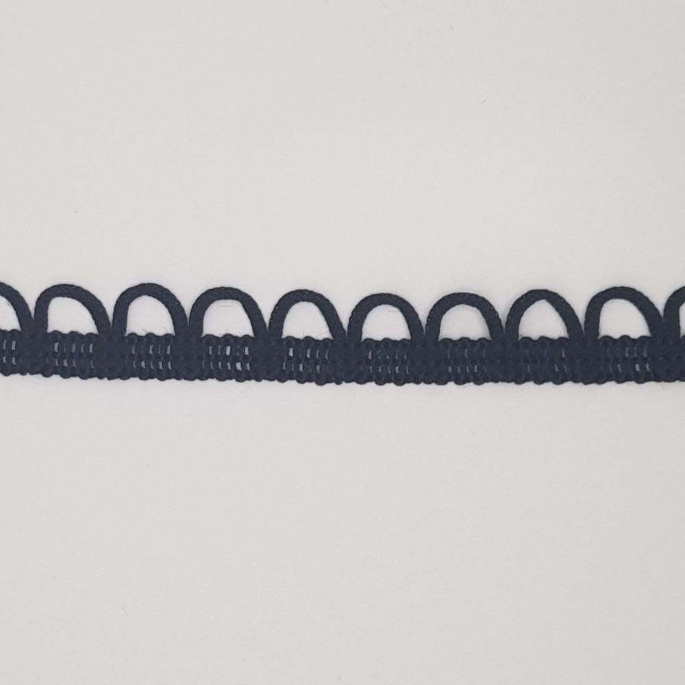 Δαντελίτσα Θυλάκι Μαύρη 1.5cm