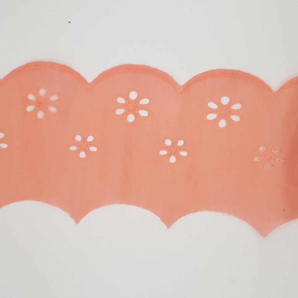 Δαντέλα Μπροντερί Κοραλλί 9cm