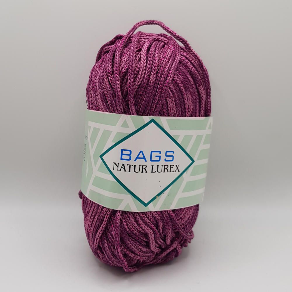 BAGS NATUR LUREX Ροζ Μωβ